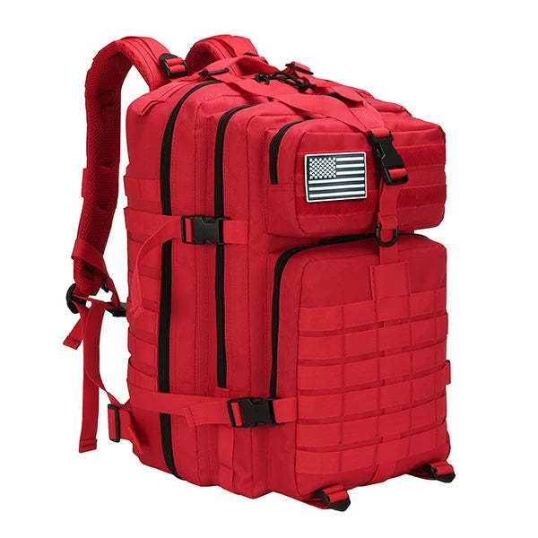 Tactical nursing backpack with stethoscope holder and easy-access pockets
